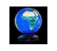 Globe terrestre lumineux en lévitation