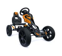 Grand go kart à pédales #scout, jusqu'à 60kg, couleur orange