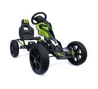 Grand go kart à pédales #scout, jusqu'à 60kg, couleur vert