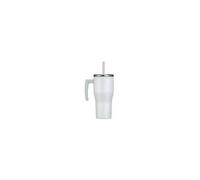 Grand Gobelet Isotherme avec anse et paille Thermos 0,85 l - Blanc