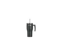 Grand Gobelet Isotherme avec anse et paille Thermos 0,85 l - Noir