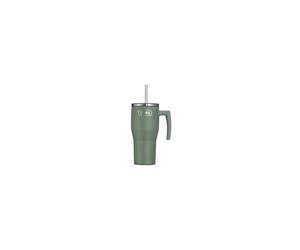 Grand Gobelet Isotherme avec anse et paille Thermos 0,85 l - Vert