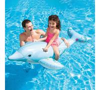 Grand Gonflable Dauphin Ride Plage Flotteur de Piscine Jouet Lilo Natation Aide