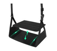 Grand hamac réglable pour vol, repose-pieds d'avion avec base de support amovible, hamac pour pieds de vol, repose-pieds suspendu, hamac à suspendre