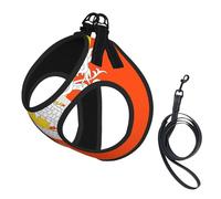 Grand harnais pour chien avec motif drapeau du Royaume du Bhoutan réglable pour chats et chiens, parfait pour les promenades en plein air