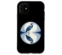 Grand héron Bleu Miroir dans l'eau Coque pour iPhone 11