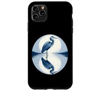 Grand héron Bleu Miroir dans l'eau Coque pour iPhone 11 Pro Max