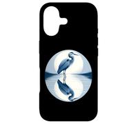 Grand héron Bleu Miroir dans l'eau Coque pour iPhone 17