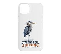 Grand héron Debout Ici Juge Coque pour iPhone 14 Plus