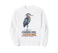 Grand héron Debout Ici Juge Sweatshirt