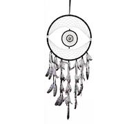 Grand œil Dreamcatcher Attrape-rêves de 32 cm de diamètre, disponible en deux couleurs (crème)