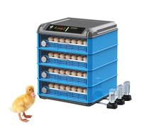 Grand incubateur pour couver des œufs - Capacité 256 œufs, contrôle automatique de l'humidité et ajout d'eau pour poulet, canard, oie, caille