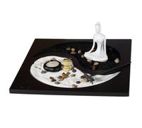 Grand jardin zen yin et yang