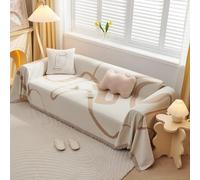 Grand jeté de canapé 3 places - Couvre-lits d'angle antidérapants pour canapés 4 places, fauteuils, couvre-lits, canapés - Couvertures extra larges pour canapés