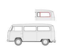 Grand joint de vitre latérale 3/4 avec déflecteur pour VOLKSWAGEN Combi (08/1967-07/1979)