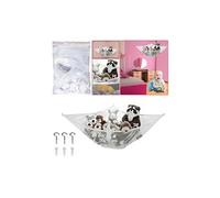 Grand jouet soft teddy hammoc k mesh bébé enfant chambre tidy filet de pépinière - blanc