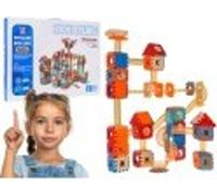 gRAND KIT DE BLOCS CONSTRUCTIFS + BOULES 246 el. Piste de balle