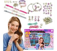 Grand kit de bricolage filles pendentifs perles bracelets colliers enfants DIY 210