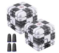 Grand Labyrinthe 3D - Jouet Stimulant pour Le Cerveau, Puzzle à Billes 3D, Jeu De Fidget Portable pour Adultes Et Enfants, Soulagement De L'anxiété, Entraînement Cérébral(2PCS-B)