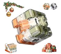 Grand labyrinthe 3D Puzzle Cube - Jeu de labyrinthe pour la pensée spatiale et la logique, jouet à double usage pour soulager le stress, surprise de Noël unique pour homme et femme (vert)