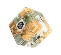 Grand Labyrinthe 3D-Puzzle Maze Cube | Cube Labyrinthe gravité Billes Rouleaux 3D | 2 en 1 Labyrinth Game Board Magic Cubes | Interactive engageant Brain Teaser Logic Puzzle Toy pour Adultes & Enfant