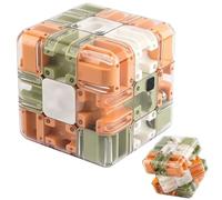 Grand Labyrinthe 3D Puzzle Maze Cube Engageant Brain Teaser Toy Cube Grand Labyrinthe 3D Cube Puzzle Brain Training Puzzle Cultiver La Pensée Logique(1pcs)