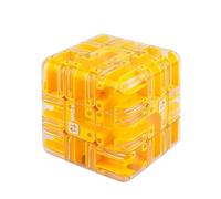 Grand Labyrinthe 3D Puzzle Maze Cube - Jouet Teaser cérébral engageant, Jeu de défi du Teaser Mind 3x3, Toys sensoriels à Haute difficulté pour soulagement de l'anxiété (A4)