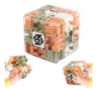 Grand Labyrinthe Maze Cube,Cube Magique 3D,Jeux de Puzzle Labyrinthe,Améliore La Reconnaissance Spatiale,Cultivez La Pensée Logique,Jouet Éducatif Interactif 3D