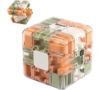Grand Labyrinthe Maze Cube,Cube Magique 3D,Roller Ball Maze Cube,Améliore La Reconnaissance Spatiale Et Cultivez La Pensée Logique, Jeu éducatif pour Adultes Et Adolescents (A)