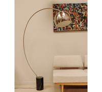 Grand lampadaire arc chromé n°337