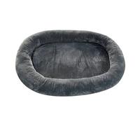 Grand lit for animal de compagnie en peluche courte de taille humaine | Housse lavable amovible, espace de repos partagé for animaux adultes(Section B)