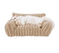 Grand lit pour Chat Lavable Panier Chien en Mousse à mémoire de Forme orthopédique certifiée Canapé-lit pour Chien Amovible dehoussable Housse imperméable Coussin Chien Lavable en Machine
