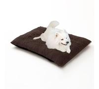 Grand lit pour chien avec fermeture éclair, tapis de cage pour chien, matelas rectangulaire antidérapant pour animal de compagnie, coussin chauffant pour border collie/Golden retriever (70 x 50 x 8 cm