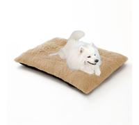 Grand lit pour chien avec fermeture éclair, tapis de cage pour chien, matelas rectangulaire antidérapant pour animal de compagnie, coussin chauffant pour Border Collie/Golden Retriever (120 x 90 x 10