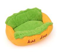 Grand lit pour Chien en Fibre : Chaise Longue Luxueuse pour Votre Chien Bien-aimé - Chaud, Doux et spacieux