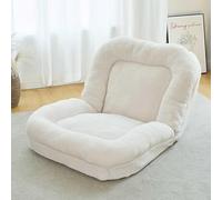 Grand lit pour chien, pouf pliable en polaire avec réglage à 5 vitesses, antidérapant, imperméable, pour chiens et humains