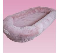 Grand lit pour chien, très grand pouf lavable pour un confort ultime, en fausse fourrure moelleuse et apaisante pour chiens de grande taille