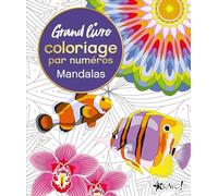 Grand livre coloriage par numéros - Mandalas