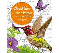 Grand livre coloriage par numéros - Nature