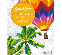 David Woodroffe, Martin Sanders – Grand livre coloriage par numéros – Voyage – Broché