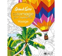 Grand livre coloriage par numéros - Voyage