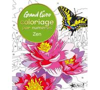Grand livre coloriage par numéros - Zen - David Woodroffe - Bravo - broché - Livre-jeu