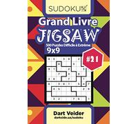 Grand Livre Sudoku Jigsaw - 500 Puzzles Difficile à Extrême 9x9 (Volume 21) - French Edition