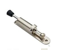 Grand localisateur de vantail supérieur porte à pédale, dispositif d'arrêt coupe-vent, d'obstruction balançoire, peut être utilisé volonté(Brushed silver)