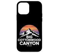 Grand Logo de Cottonwood Canyon, Utah, Coucher de Soleil sur la Montagne Wasatch Coque pour iPhone 12 Mini