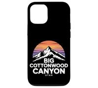 Grand Logo de Cottonwood Canyon, Utah, Coucher de Soleil sur la Montagne Wasatch Coque pour iPhone 12/12 Pro
