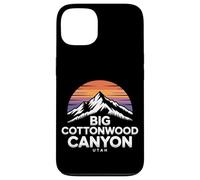Grand Logo de Cottonwood Canyon, Utah, Coucher de Soleil sur la Montagne Wasatch Coque pour iPhone 13