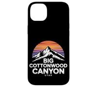 Grand Logo de Cottonwood Canyon, Utah, Coucher de Soleil sur la Montagne Wasatch Coque pour iPhone 14 Plus