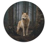 Grand Loup Blond dans Les Bois || Puzzles Amusants en Famille 1000pcs (67.5x67.5cm) Adultes