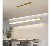 Grand Lustre à 8 lumières pour Hall d'entrée, Style Ferme, Moderne, Rond, linéaire, à LED, Suspension, Longue Bande, pour Salle à Manger, Salon